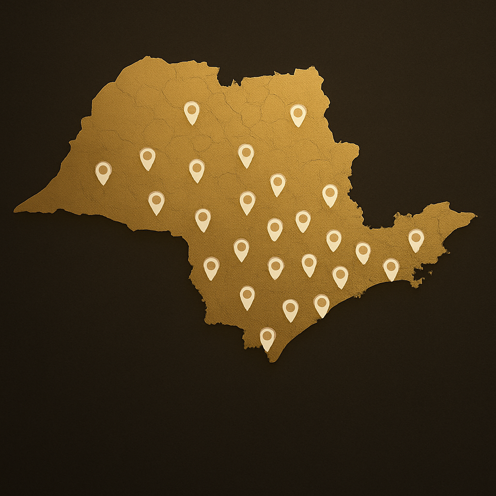 Mapa São Paulo Dourado